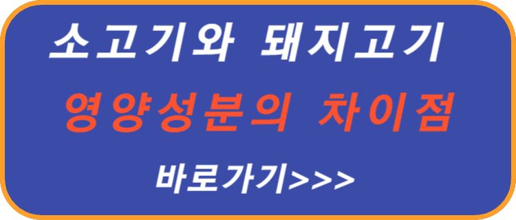 소고기-돼지고기-영양-성분-칼로리-차이