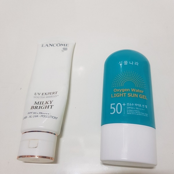  선크림 랑콤 식물나라 비교