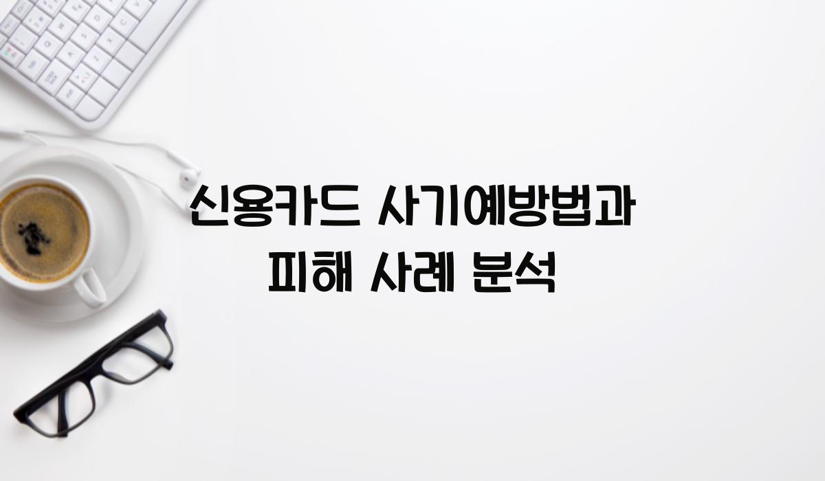 신용카드 사기예방법