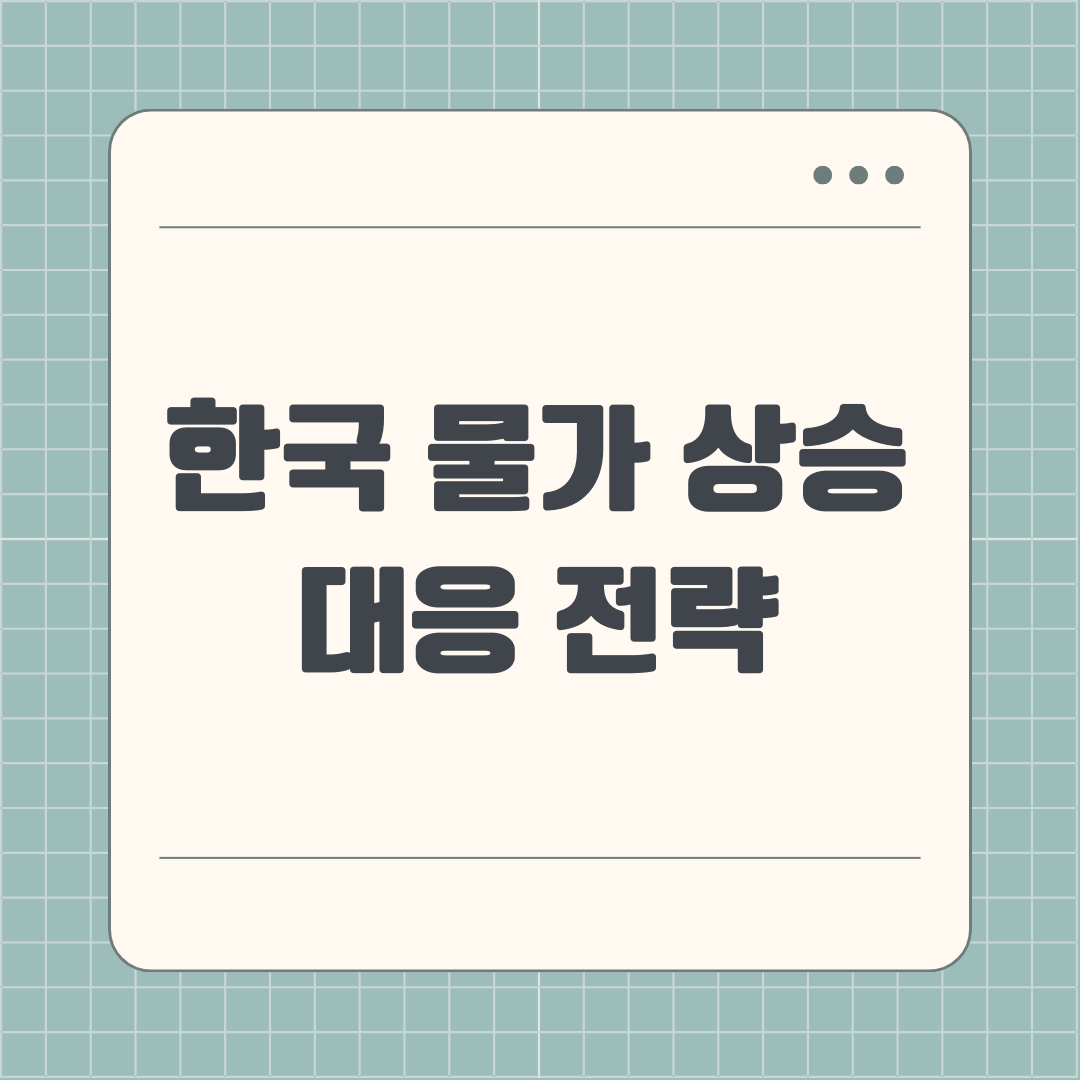 한국 물가 상승