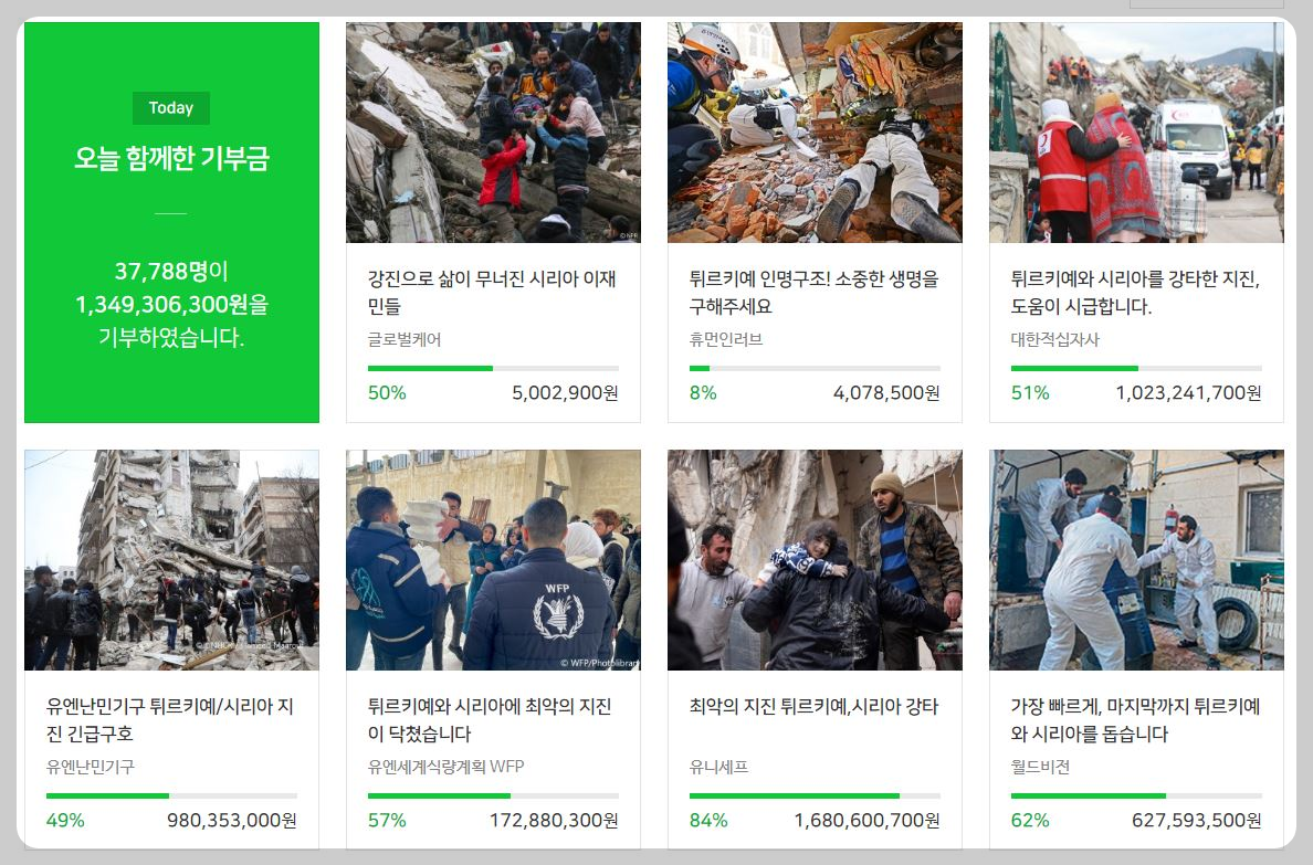 튀르키예 지진 기부하는 법 3