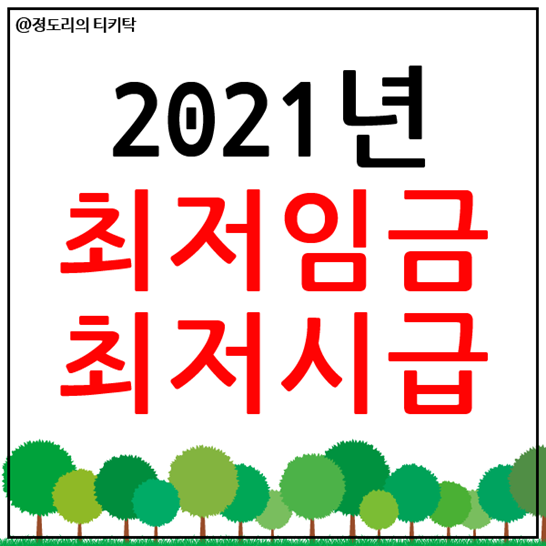  2021년 최저임금 시급