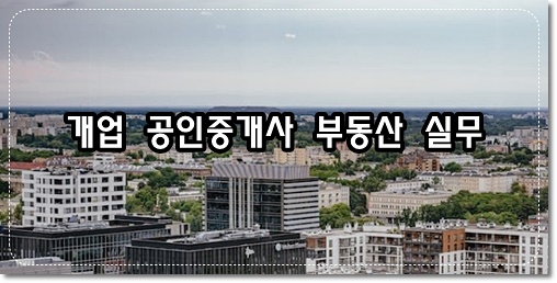 개업공인중개사