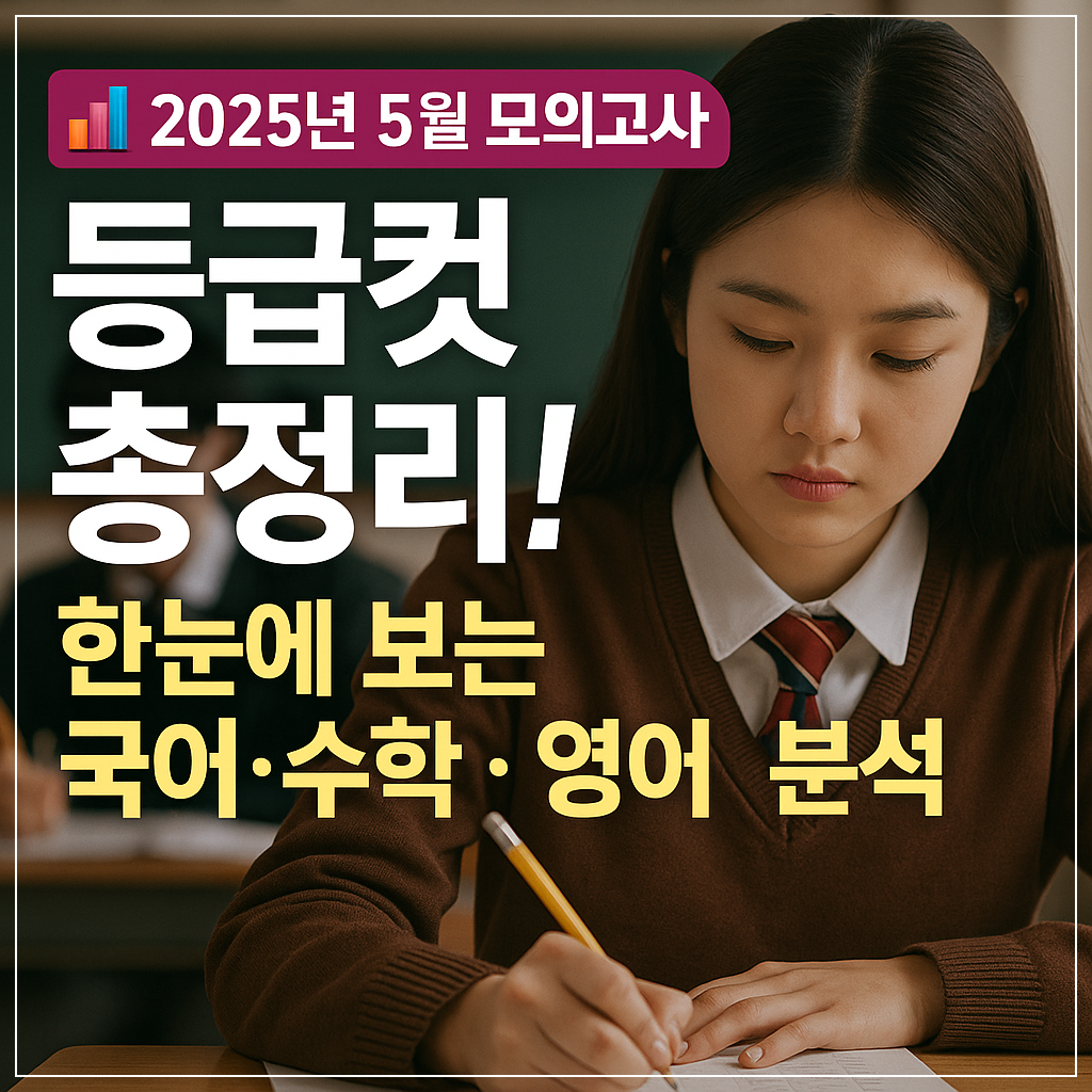 한눈에 보는 국어·수학·영어 분석