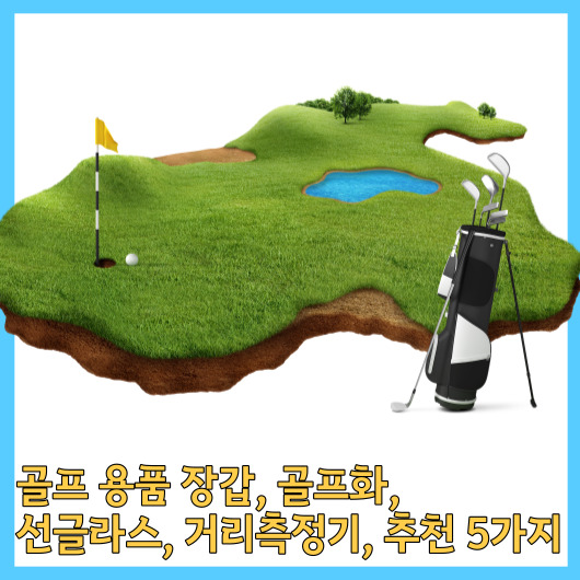 골프 용품 장갑, 골프화, 선글라스, 거리측정기, 추천 5가지