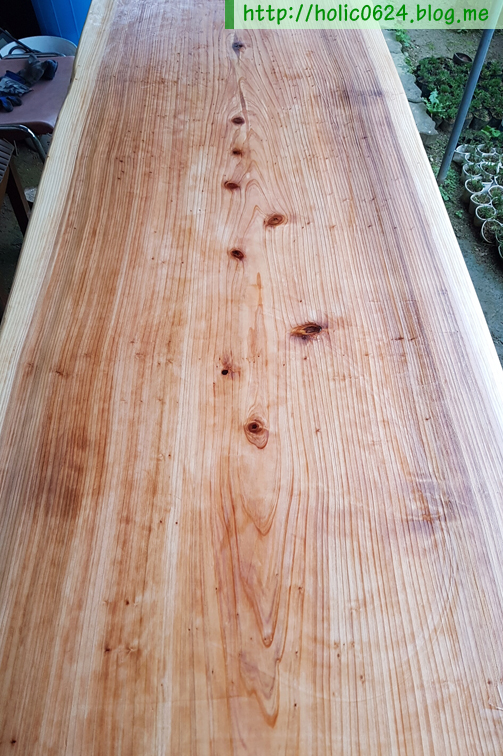 수제도마 / 베이커리 도마 - 의정부시 오목로 빵집 도마 / 적삼목원목 / 대형도마 / 6