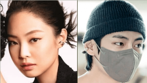  블랙핑크 제니 - 뷔 같은 귀걸이 착용, 연애 인정?