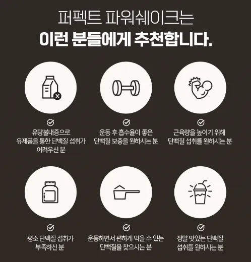 단백질 보충제 추천