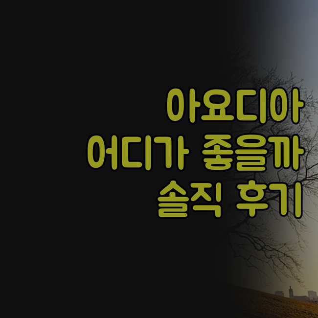 아요디아 호텔, 어디로 가야 후회 없