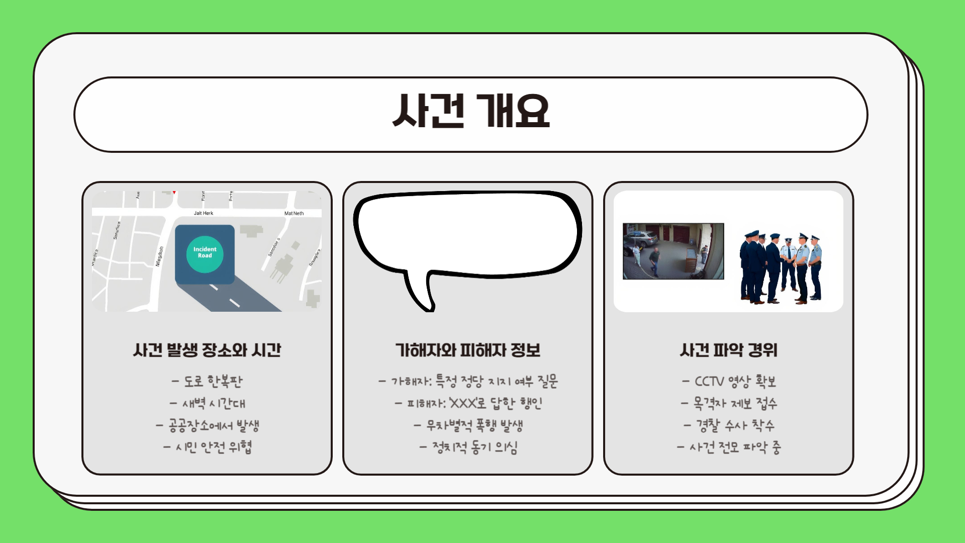 사건 개요