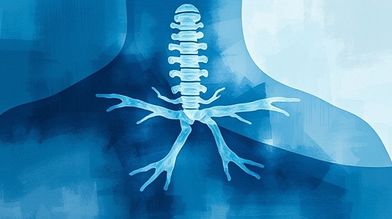 숨쉬기 어려움을 나타내는 추상적인 그림
