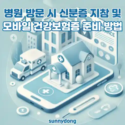 병원 방문 시 신분증 지참 및 모바일 건강보험증 준비 방법 썸네일