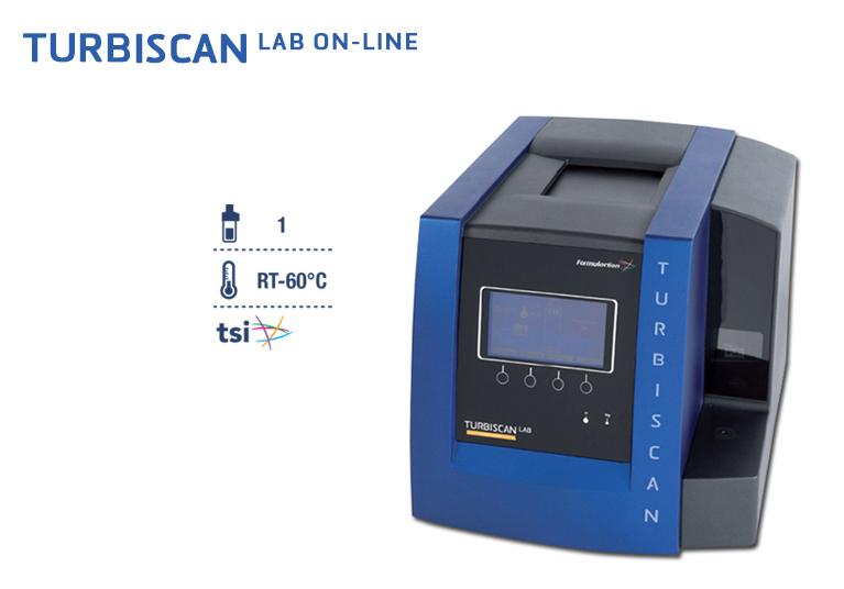  분산안정성 유화안정성 TURBISCAN LAB ON-LINE