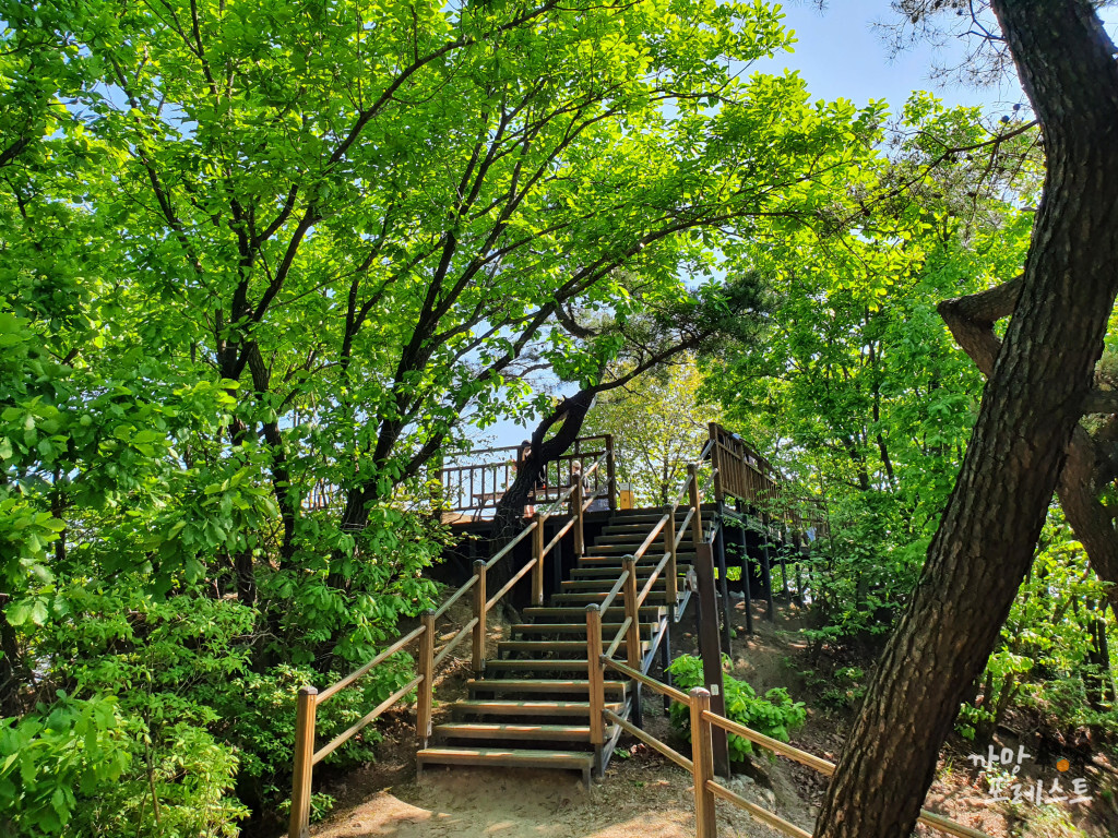 광교산 시루봉 정상