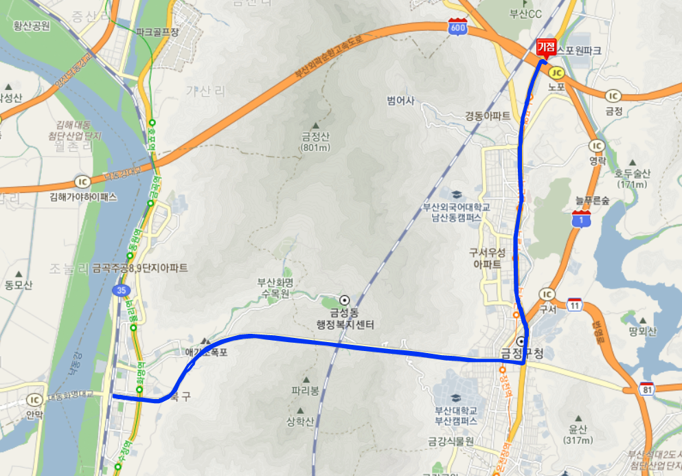  부산 300번버스 노선, 시간표 정보 :: 부산종합버스터미널, 노포역, 부산가톨릭대, 화명역
