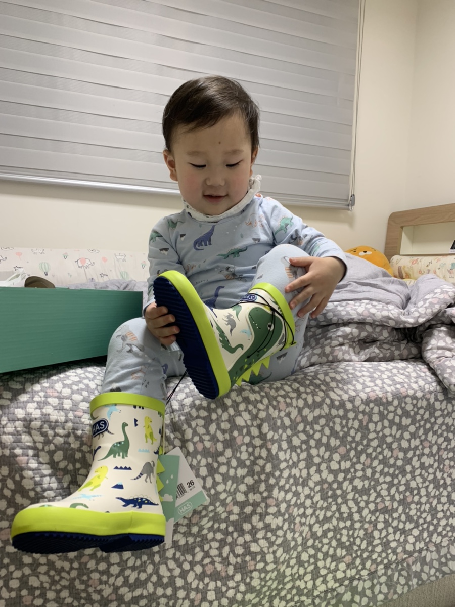 레인부츠 :: 코스트코 공룡 장화 HAS KIDS RAINBOOTS 헤즈 키즈 5