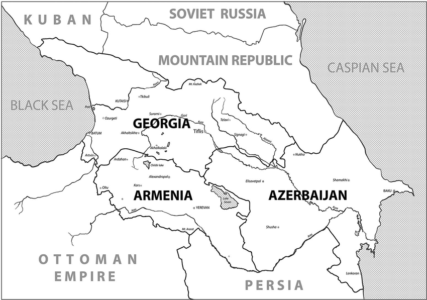 분열된 자캅카스 민주공화국