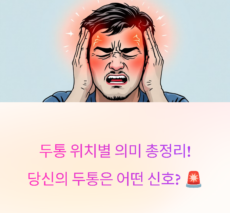 두통 위치별 의미 총정리