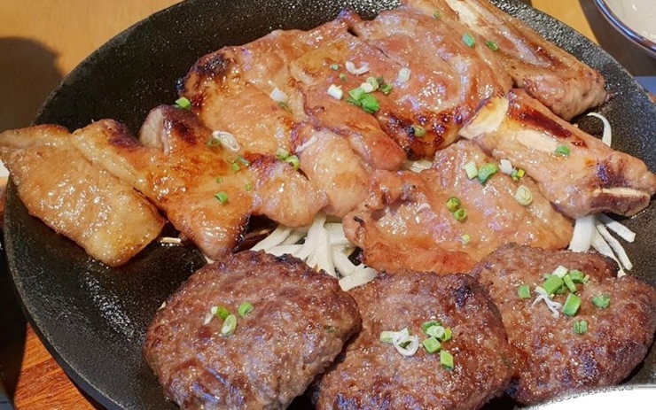 100%한우떡갈비-4종 막국수