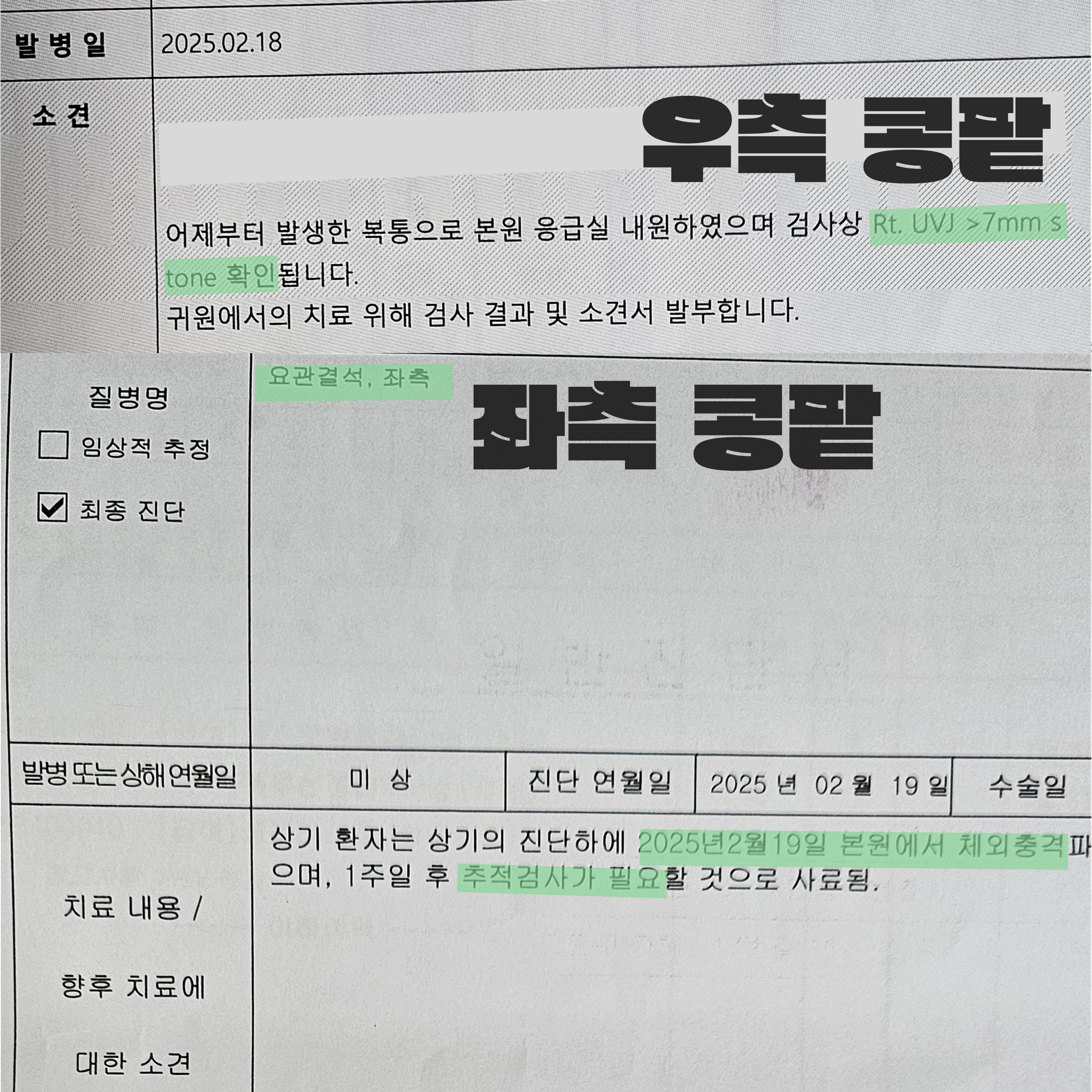 의료원-소견서(상)와-병원-진단서(하)-이미지