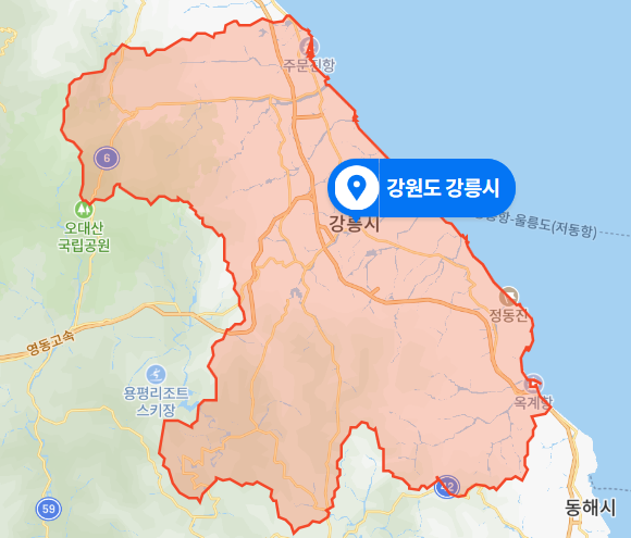  강원도 강릉시 교동 광장로 사거리 교차로 차량 충돌사고 (2020년 11월 17일)