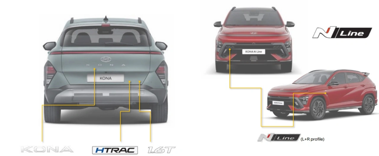 현대 코나 N라인 구분은 이렇게 하세요.