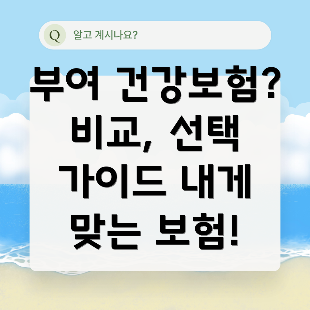 부여군 내산면 건강보험