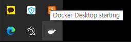 Docker Desktop : 로딩(실행중)
