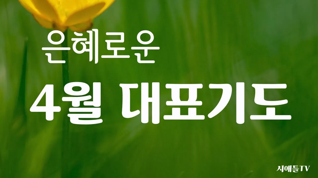 4월 기도문 모음 대표 기도 이미지_1