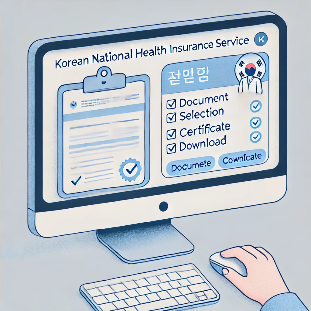 건강보험 납부확인서 인터넷발급 방법
