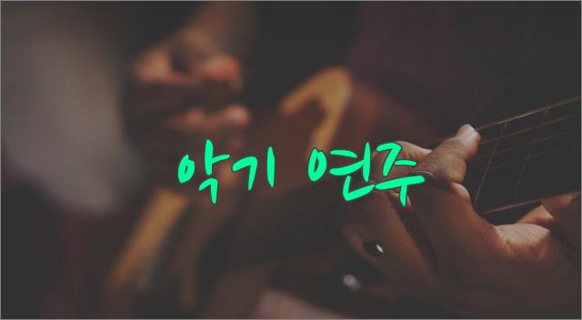 악기연주