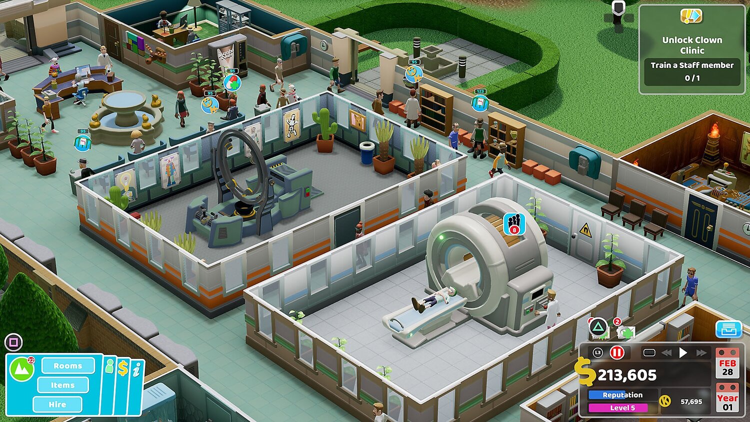  투 포인트 호스피탈 한글 패치, 공략 리뷰 가이드 팁, 병원 운영 게임 Two Point Hospital A Stitch in Time