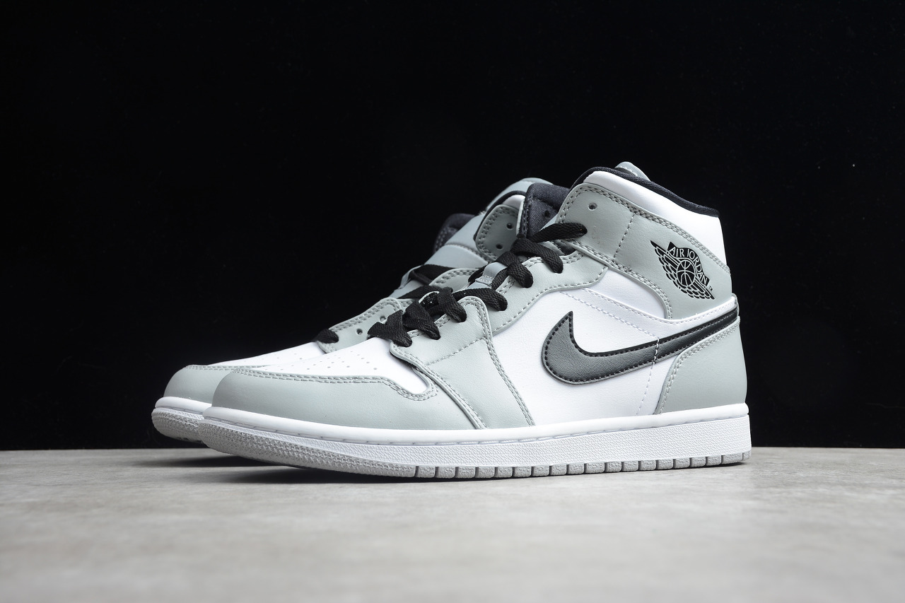  [NIKE] 나이키 에어조던1 미드 라이트 스모크 그레이 LIGHT SMOKE GREY 554724-092
