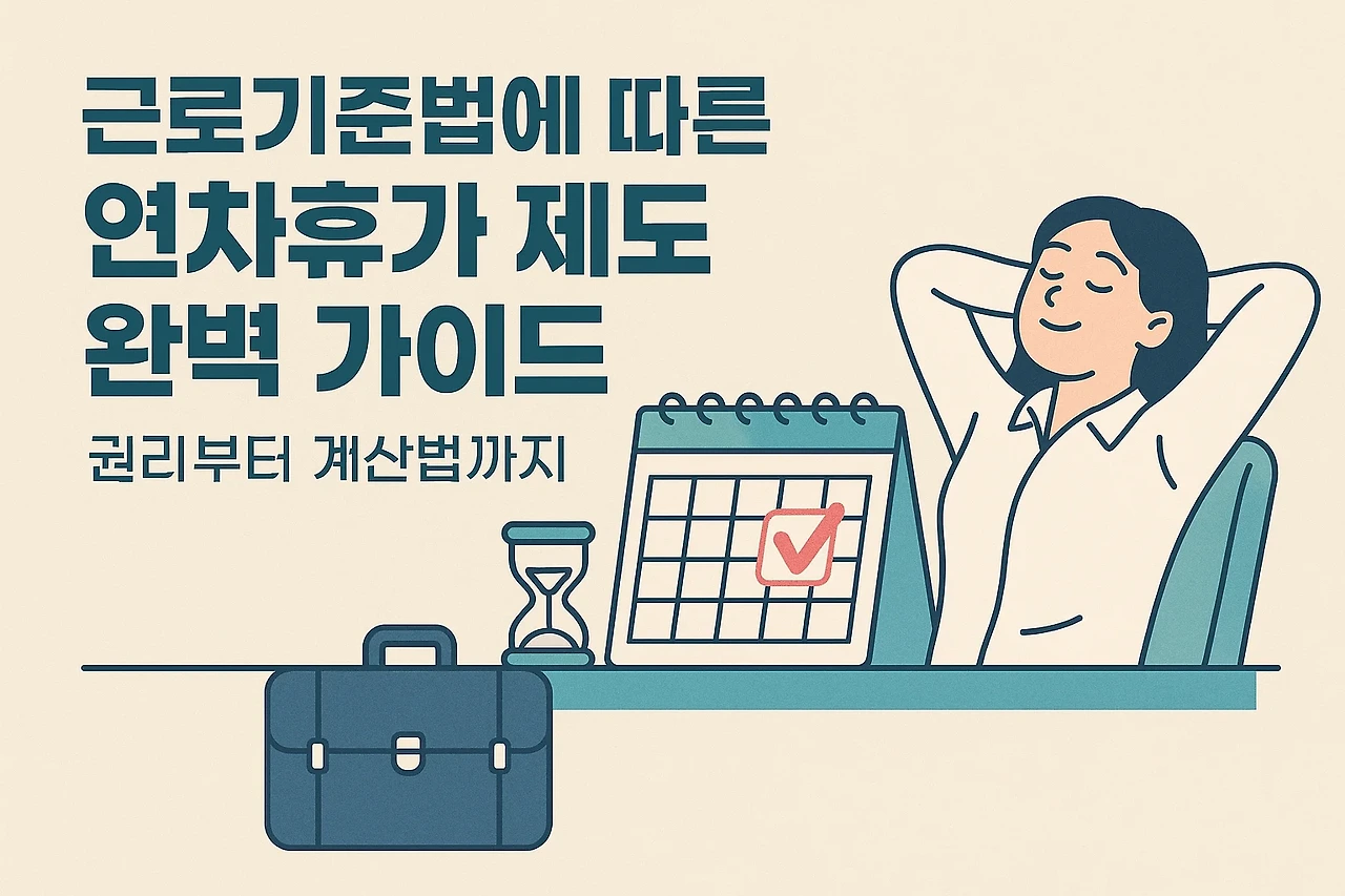 근로기준법에 따른 연차휴가 제도 완벽 가이드: 권리부터 계산법까지 썸네일
