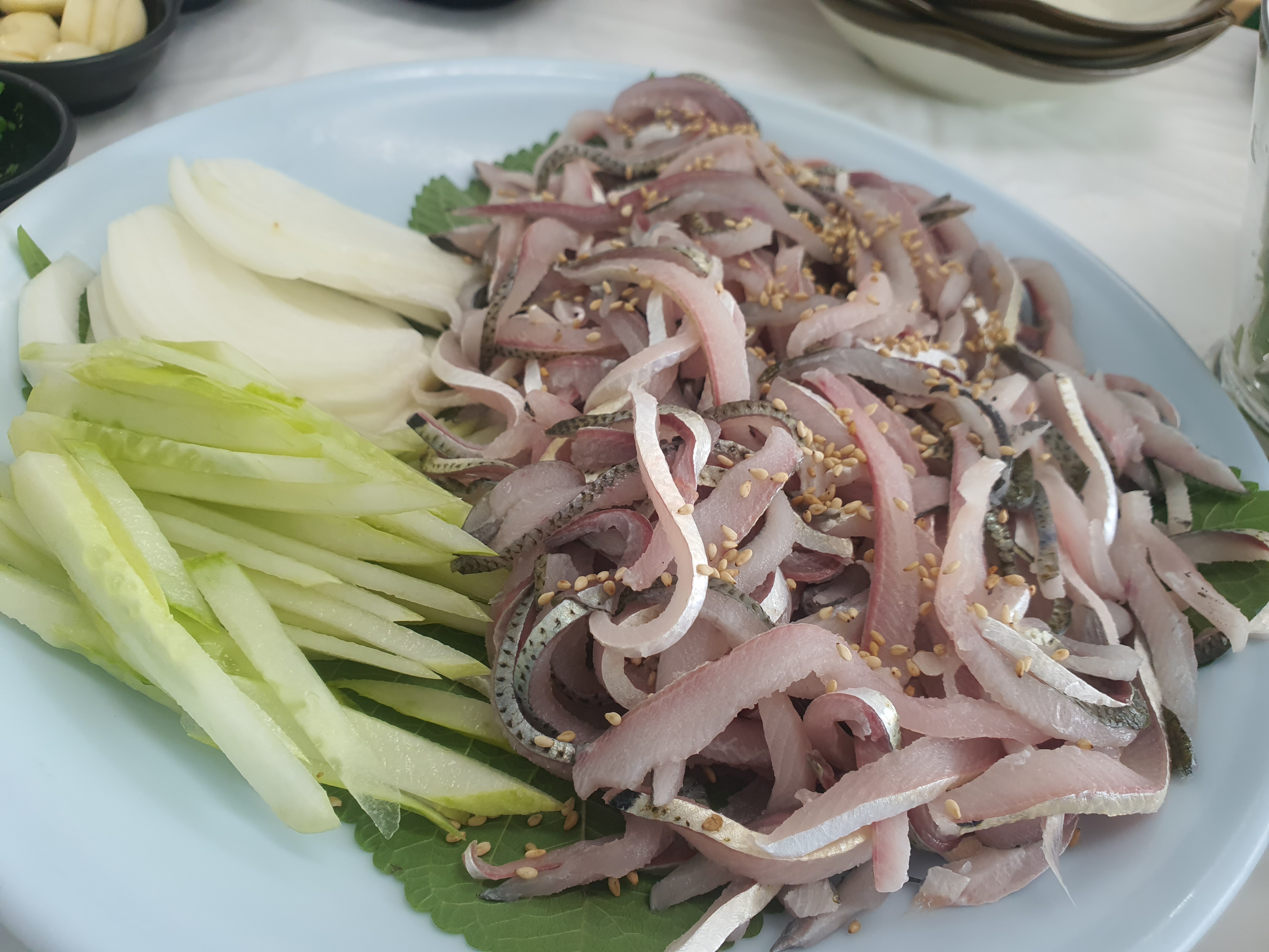 홍성 남당리 대하 축제 전어 맛집 세자매