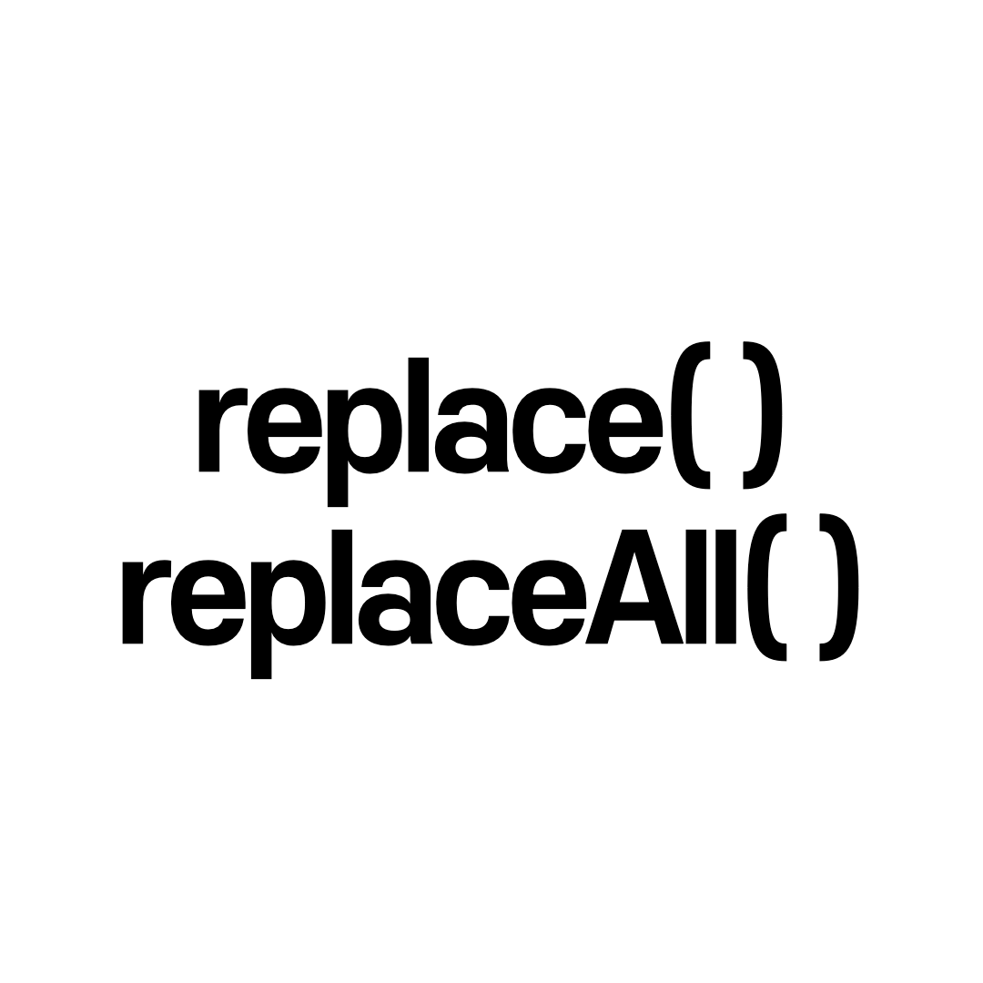  Javascript - replace, replaceAll [문자 치환하기]