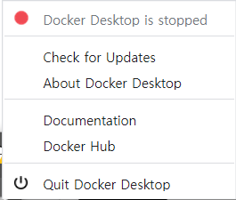 Docker Desktop 부팅 후 실행