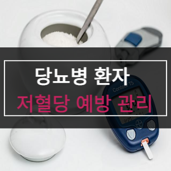 당뇨병 환자의 약물치료중 저혈당 예방과 관리