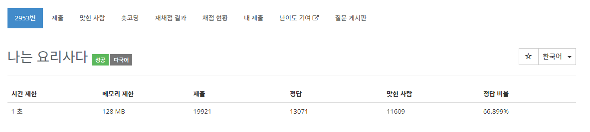  [백준 2953번 문제, 파이썬3] 나는 요리사다