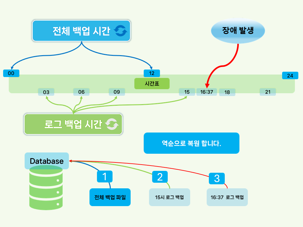 전체 데이터베이스 백업을 사용하여 데이터베이스 복원