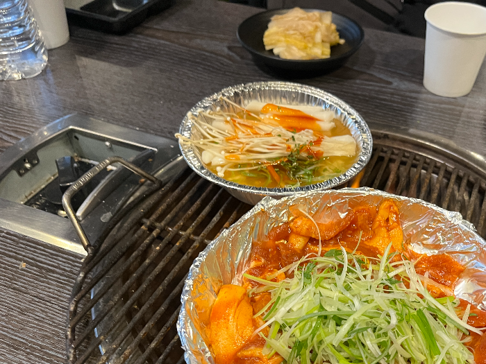 조개구이 상차림(제육)