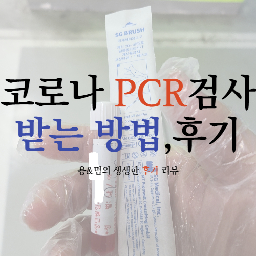  코로나검사(PCR)받은 후기, 방법 (코로나 검사소, 통보시간)