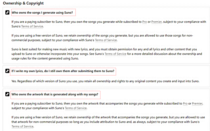 SUNO 생성 음악의 저작권