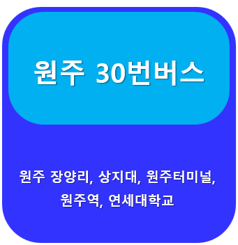 원주30번버스 썸네일