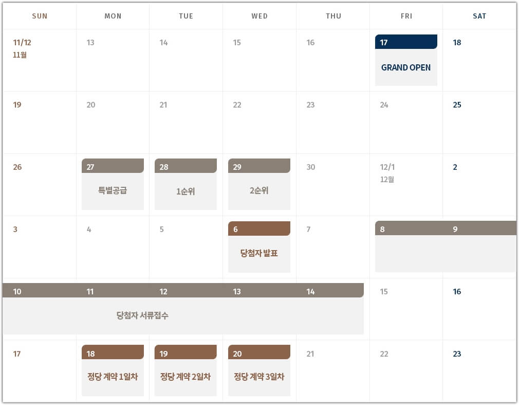 도마 포레나해모로 당첨자 발표 및 정당계약 분양일정