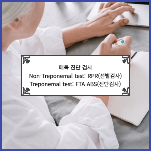 매독의 진단 검사: RPR&#44; FTA-ABS