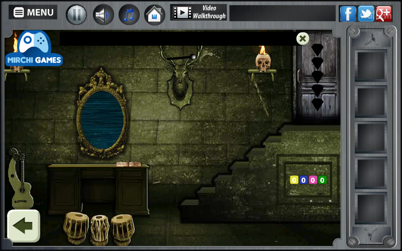 고스트 하우스 탈출 (Mirchi Escape Ghost House) 플래시게임 와플래시 아카이브