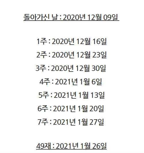  49재의 의미는?!