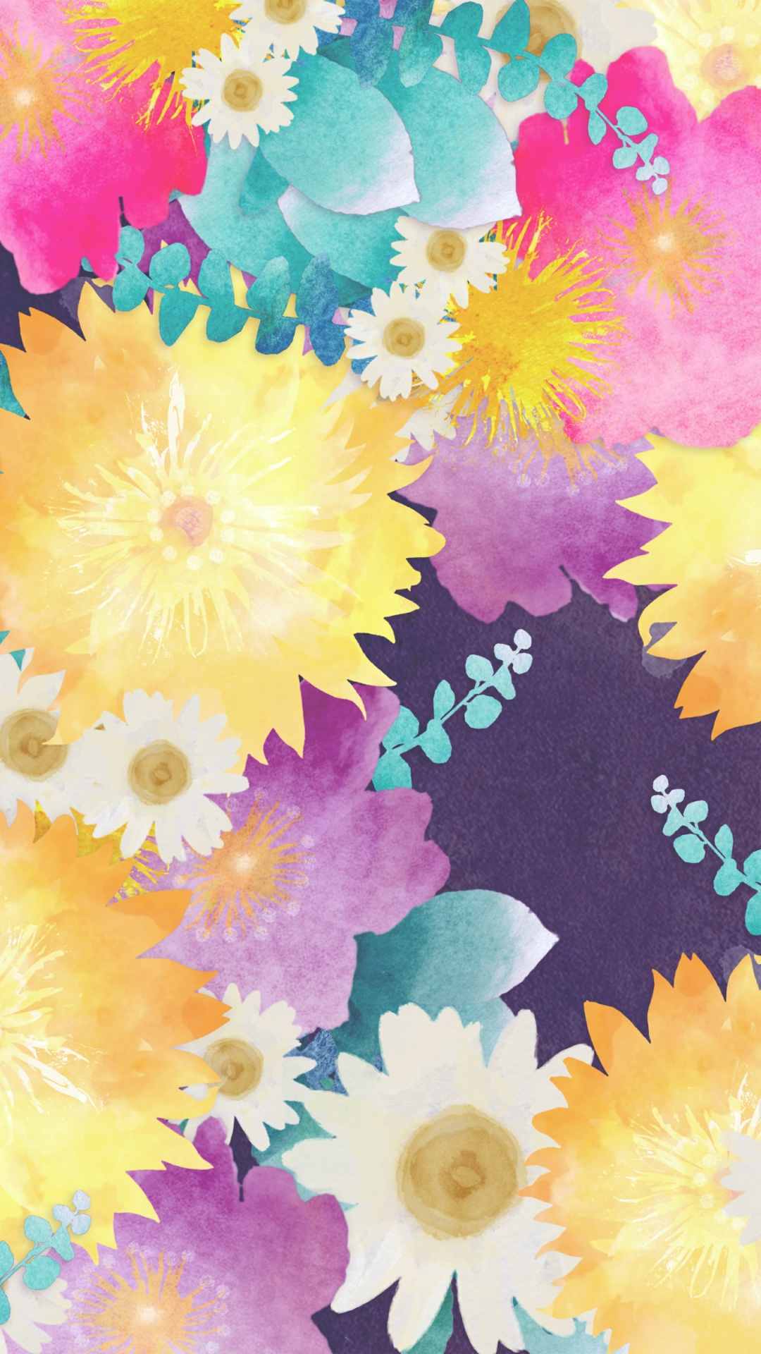Flower pattern background