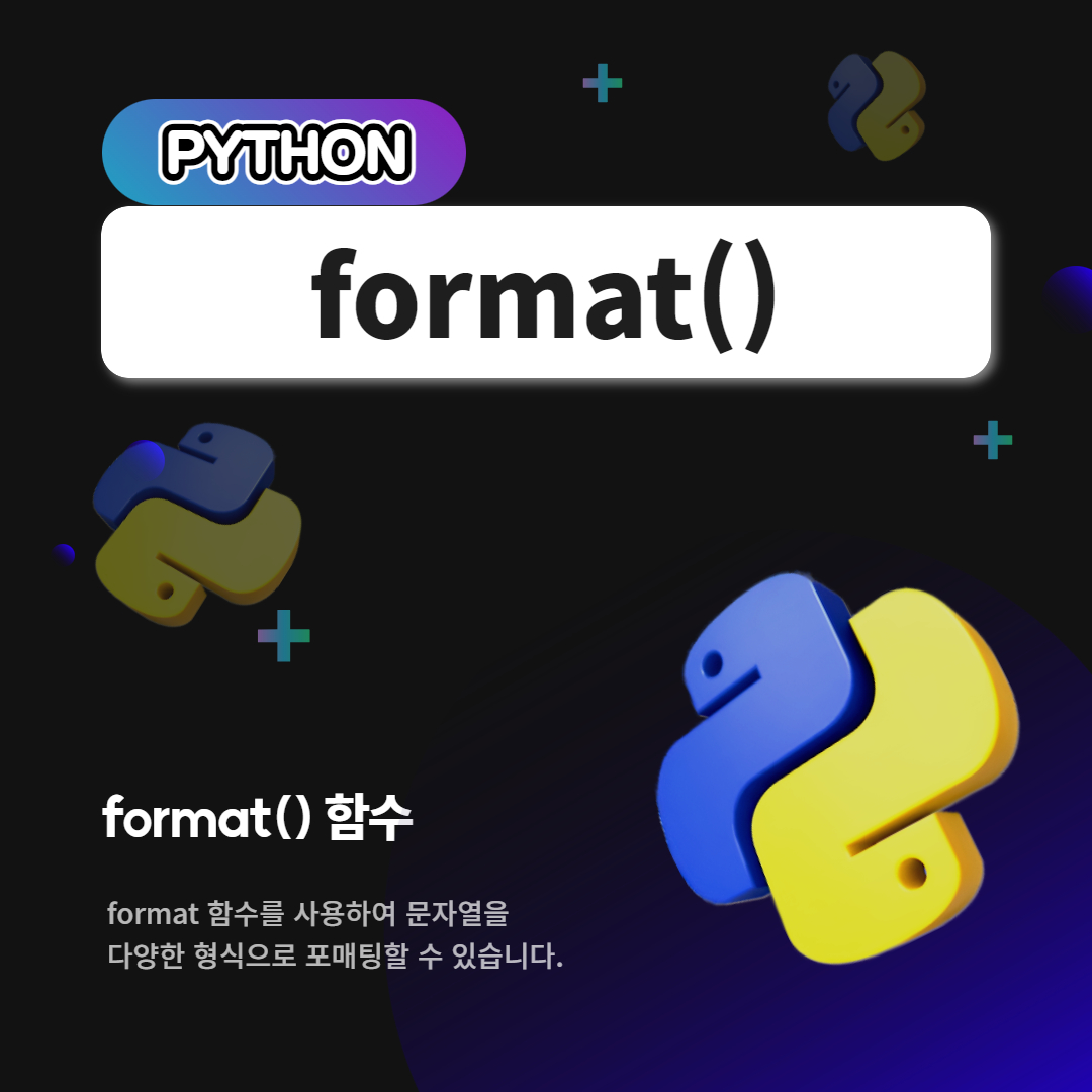  [Python]파이썬 format 함수와 포맷팅: 문자열 조작의 강력한 도구